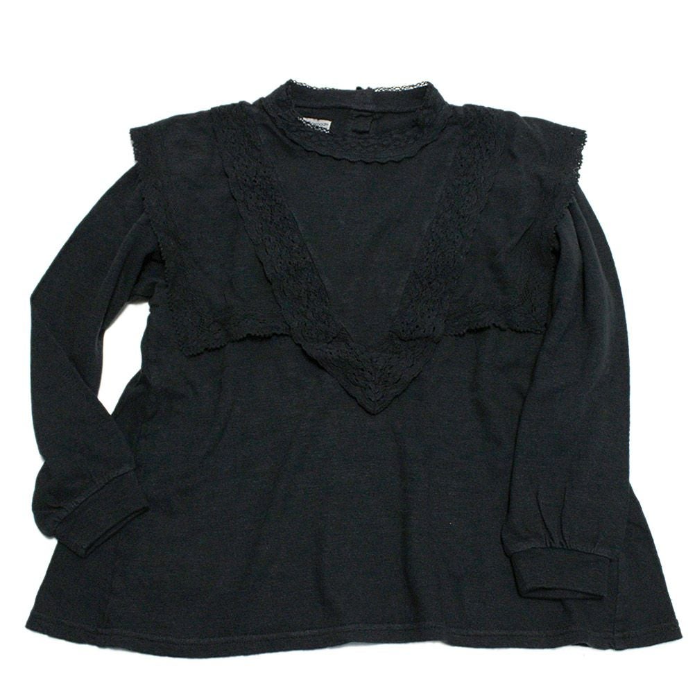 ゴートゥーハリウッド] シルクネップテンジク ドレス レース TEE 2BK黒