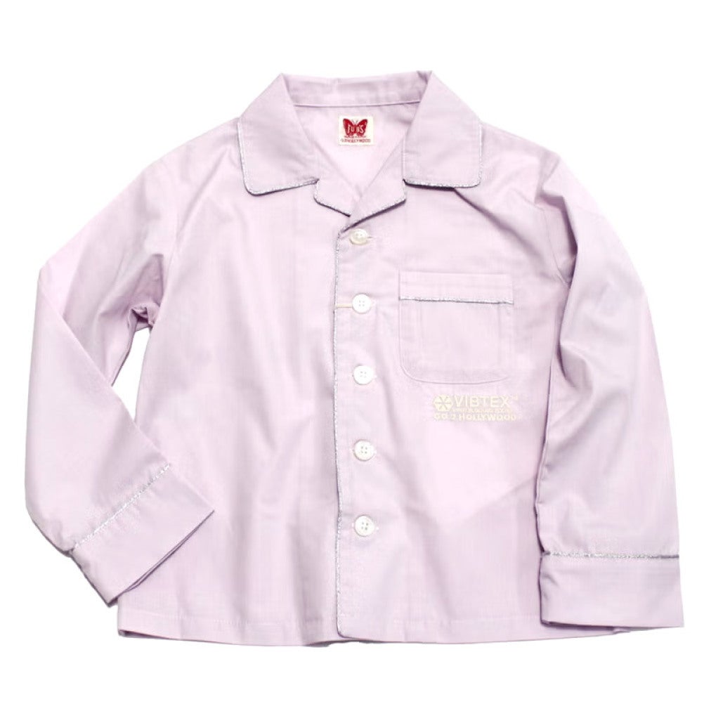 ゴートゥーハリウッド　デザインシャツ ゴートゥーハリウッド] VIBTEX パジャマ シャツ 6Pピンク ｜子供服の