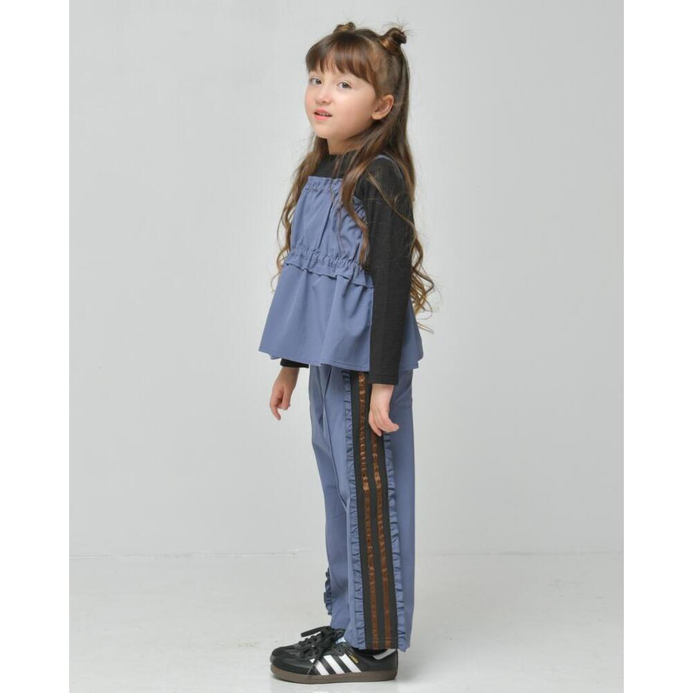 ニードルワークス] 【NeWo】フリルビスチェ ネイビー ｜子供服の通販