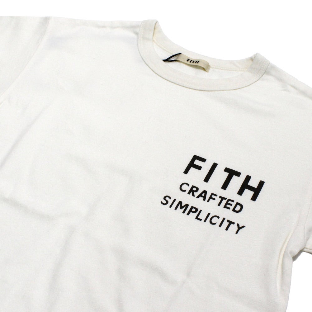 フィス] テンジク ロゴPT L/S Tシャツ 11OWオフホワイト ｜子供服の