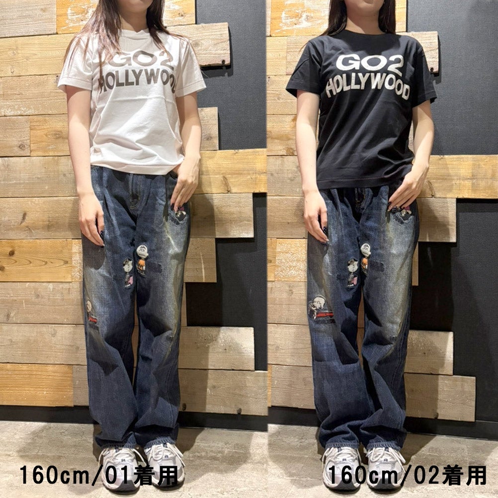 ゴートゥーハリウッド] VIBTEX GO2HOLLYWOOD Tシャツ 1W白 ｜子供服の