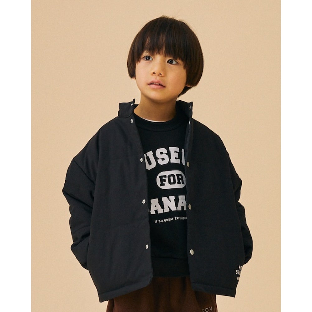 フォブ予約専用] 中綿ジャケット【10月入荷予定】 ブラック(BK) ｜子供