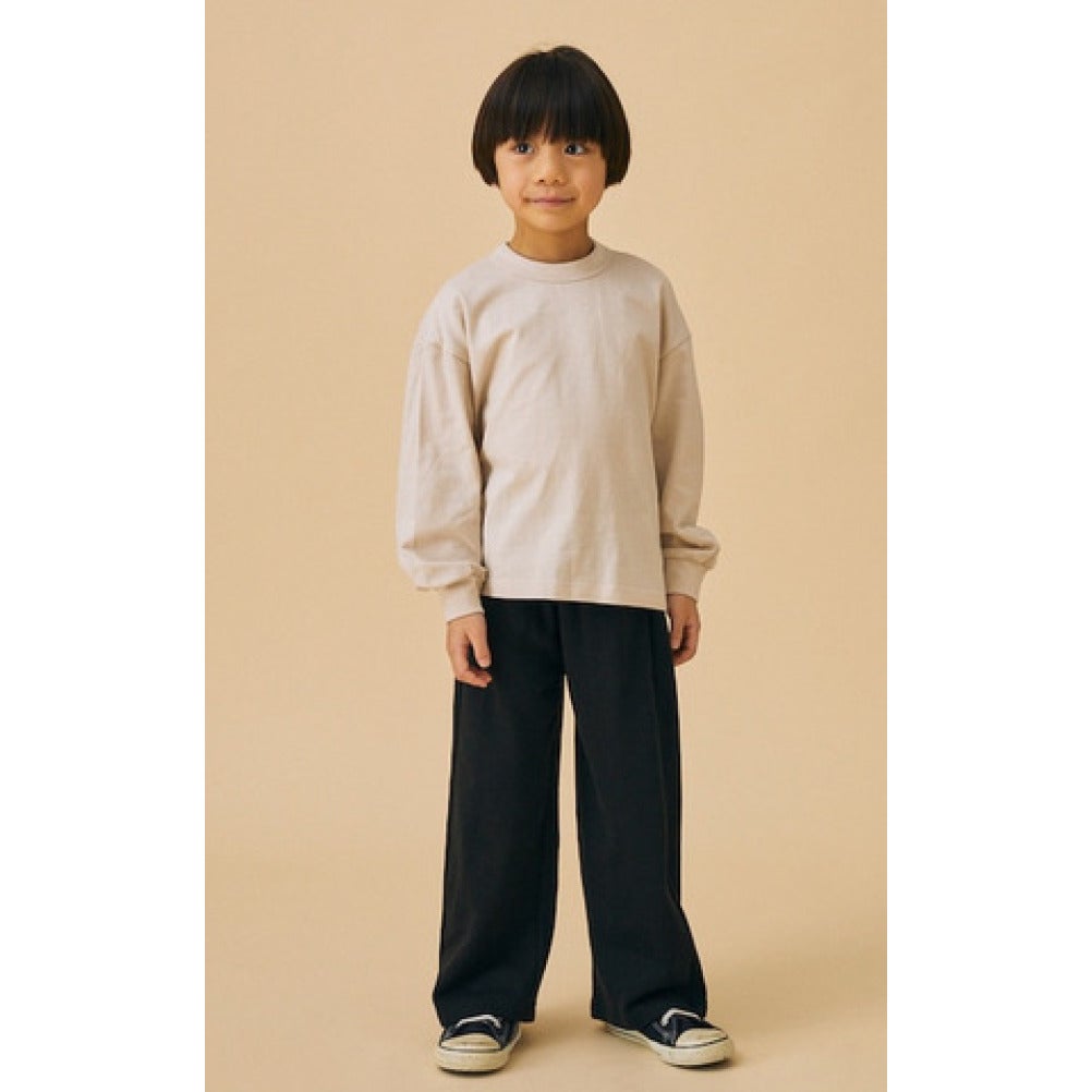 フォブ予約専用] PLAIN L/S Tシャツ【8月入荷予定】 サンド(SD) ｜子供