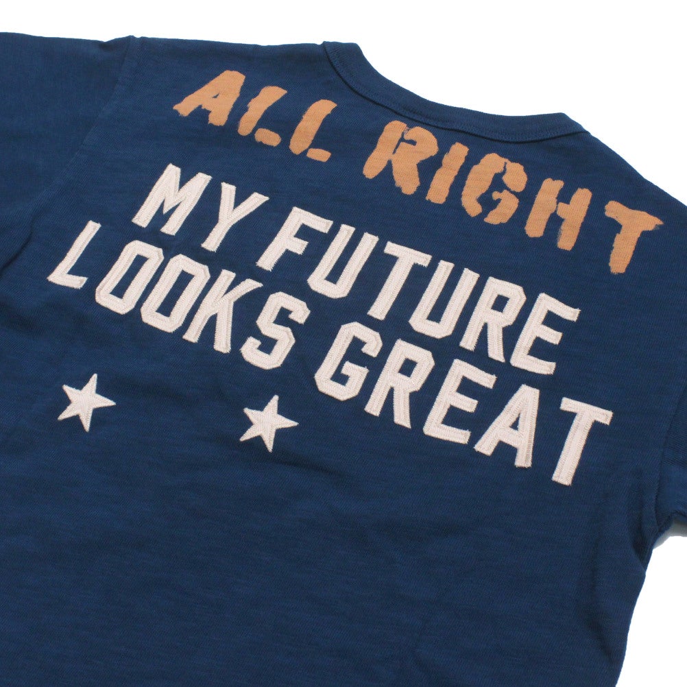 デニムアンドダンガリー] テンジク ALL RIGHT L/S TEE 4NV紺 ｜子供服