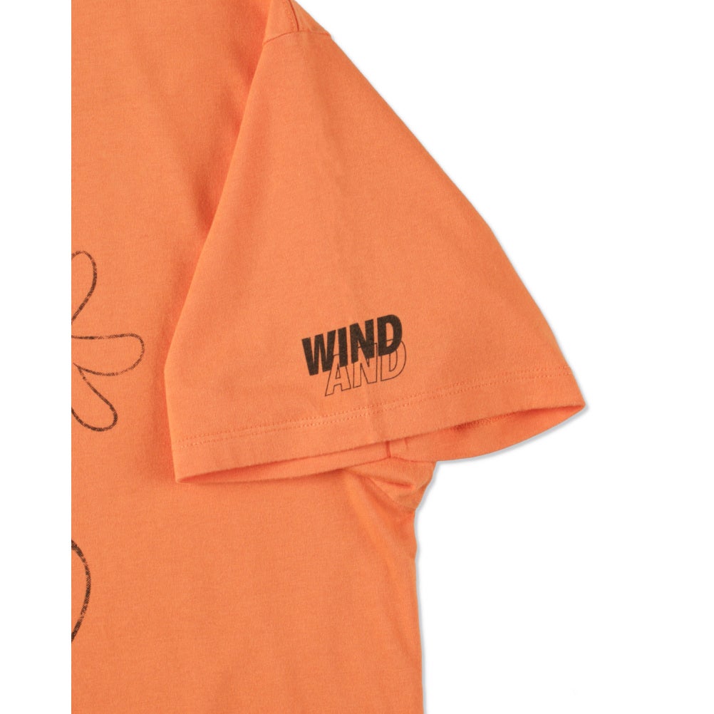 スムージー] 【SMOOTHY×WIND AND SEA】 SKATE Mens Tee オレンジ