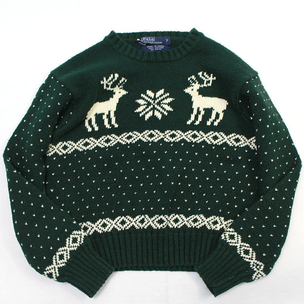 Polo by Ralph Lauren ノルディックセーター M ユーエスユーズド] Polo by RalphLauren ラルフローレン ノルディック