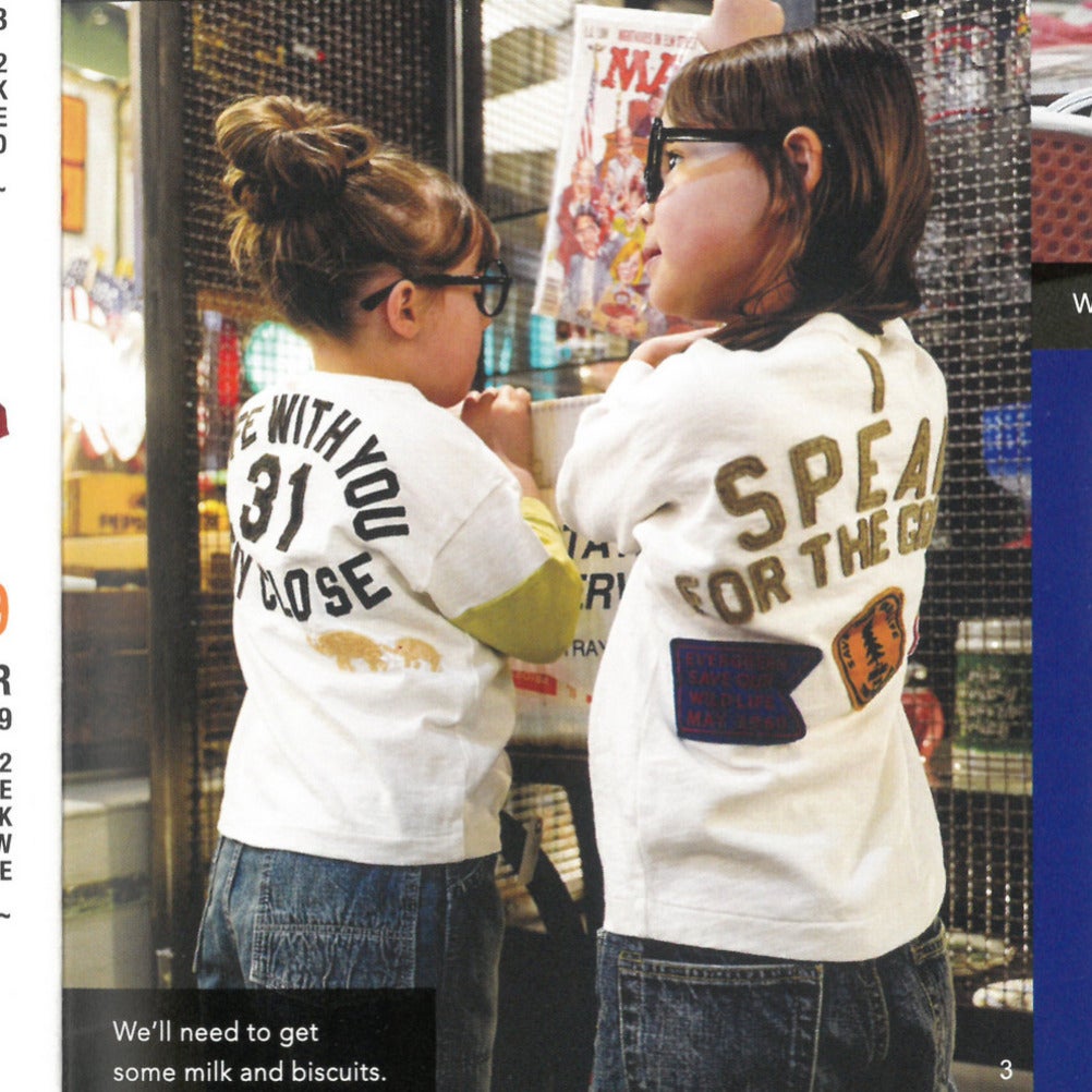 デニムアンドダンガリー] テンジク THINK L/S TEE 1W白 ｜子供服の通販