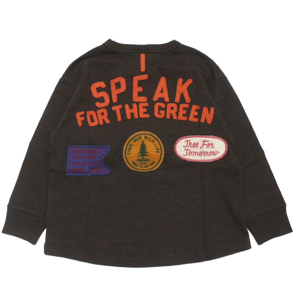 デニムアンドダンガリー] テンジク THINK L/S TEE 2BK黒 ｜子供服の
