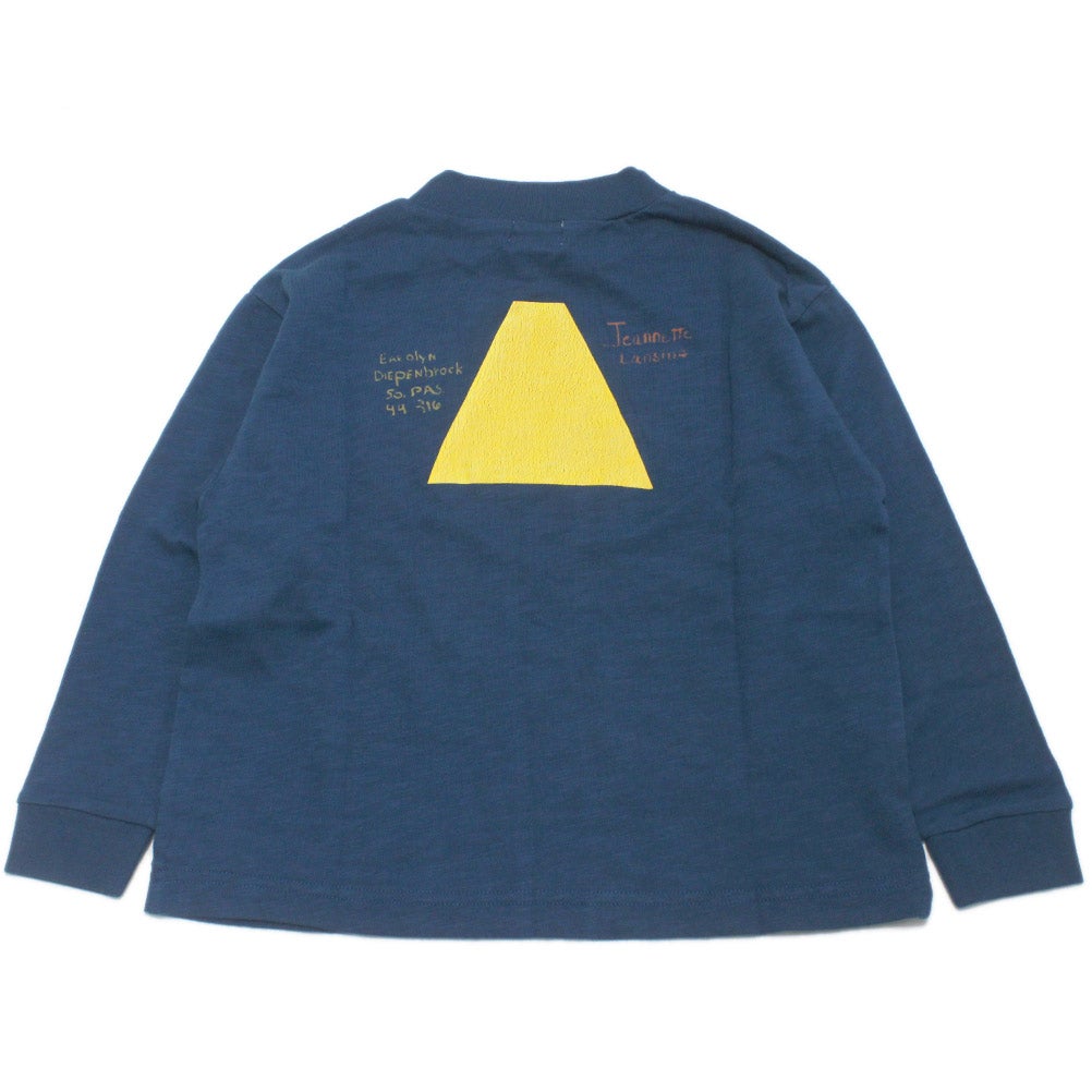 デニムアンドダンガリー] テンジク ARTS モックネック L/S TEE 4NV紺