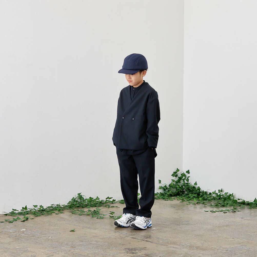マウンテン] Re-nylon gaba 1tuck パンツ ブラック ｜子供服の通販