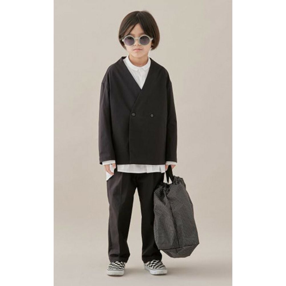 マウンテン] Re-nylon gaba 1tuck パンツ ブラック ｜子供服の通販