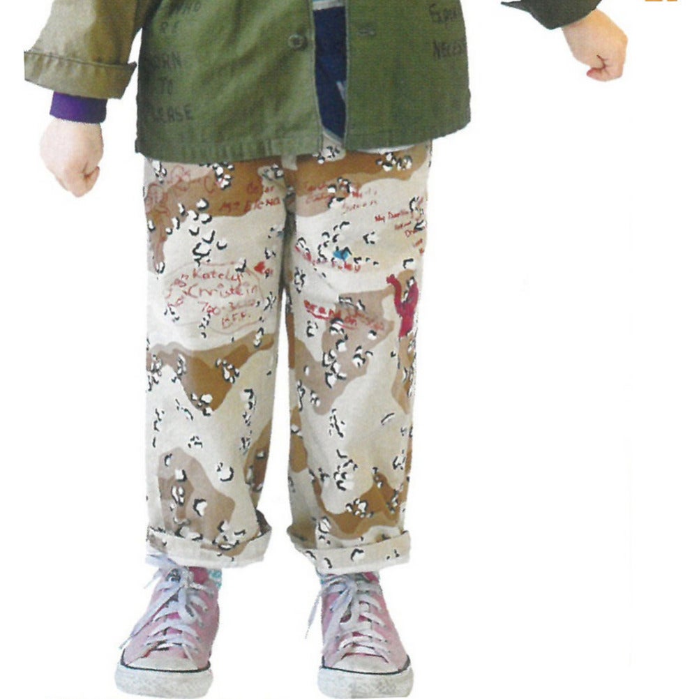 デニムアンドダンガリー] デザートカモ ラクガキ PN 11OW生成 ｜子供服