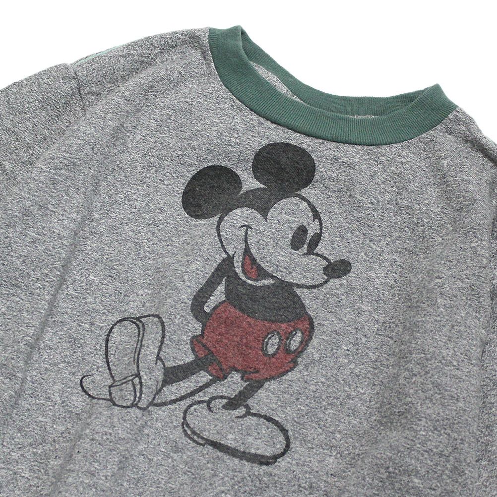 デニムダンガリー×ミッキー] ビンテージテンジク MICKEY ラクガキ TEE