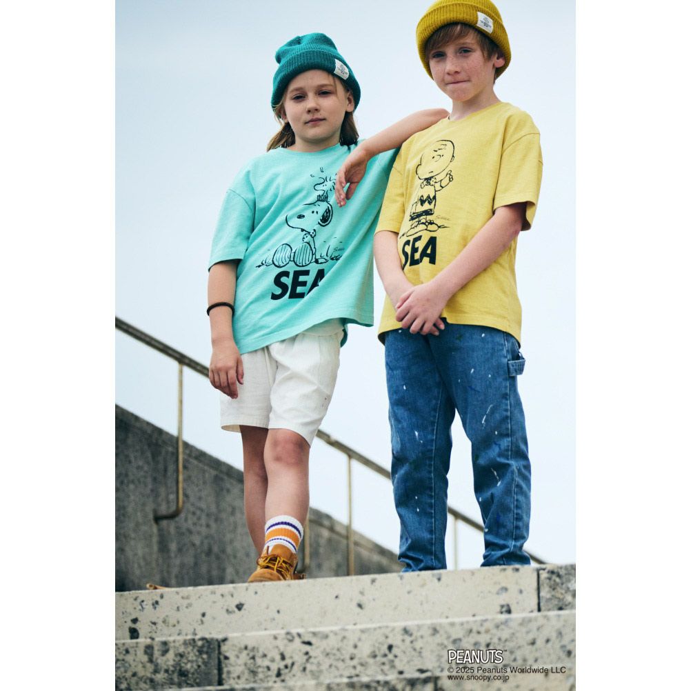 スムージー] 【SMOOTHY×WIND AND SEA】PGT Snoopy Tシャツ マスタード