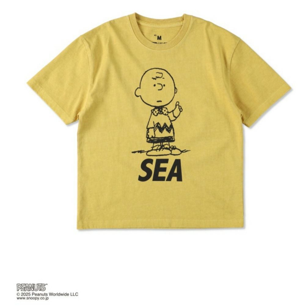 スムージー] 【SMOOTHY×WIND AND SEA】PGT Snoopy Tシャツ マスタード