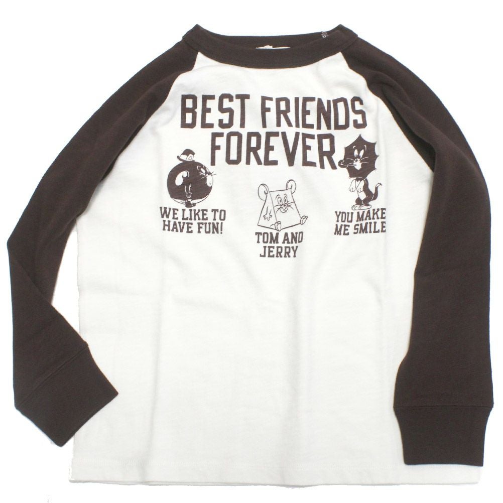 デニムアンドダンガリー] テンジク TOM AND JERRY TEE 1W白 ｜子供服の