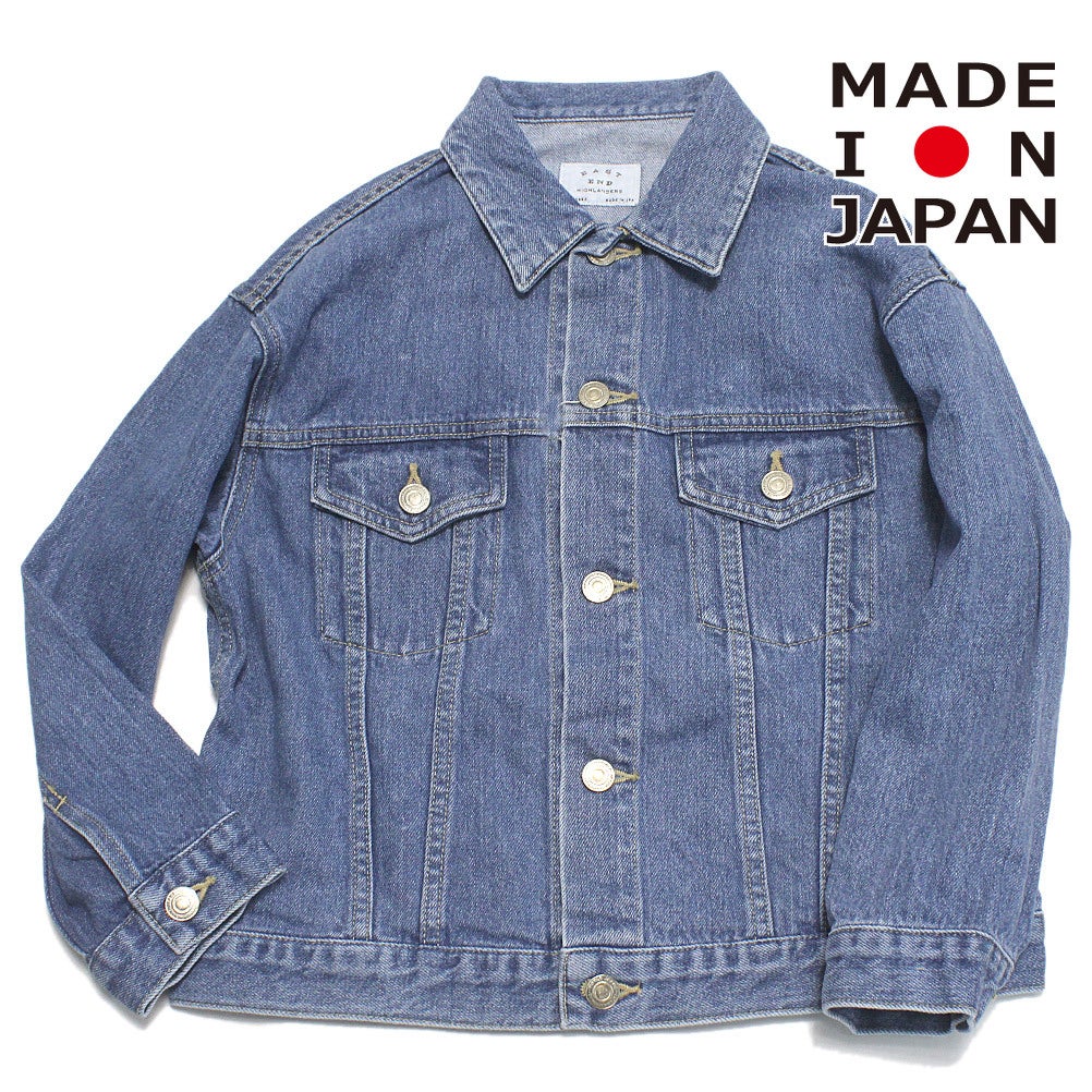 ゴートゥーハリウッド / デニム バルーンスリーブカバーオール 短丈　新品タグ付 ゴートゥーハリウッド] ワークデニム カバーオール ジャーニー 44LBL