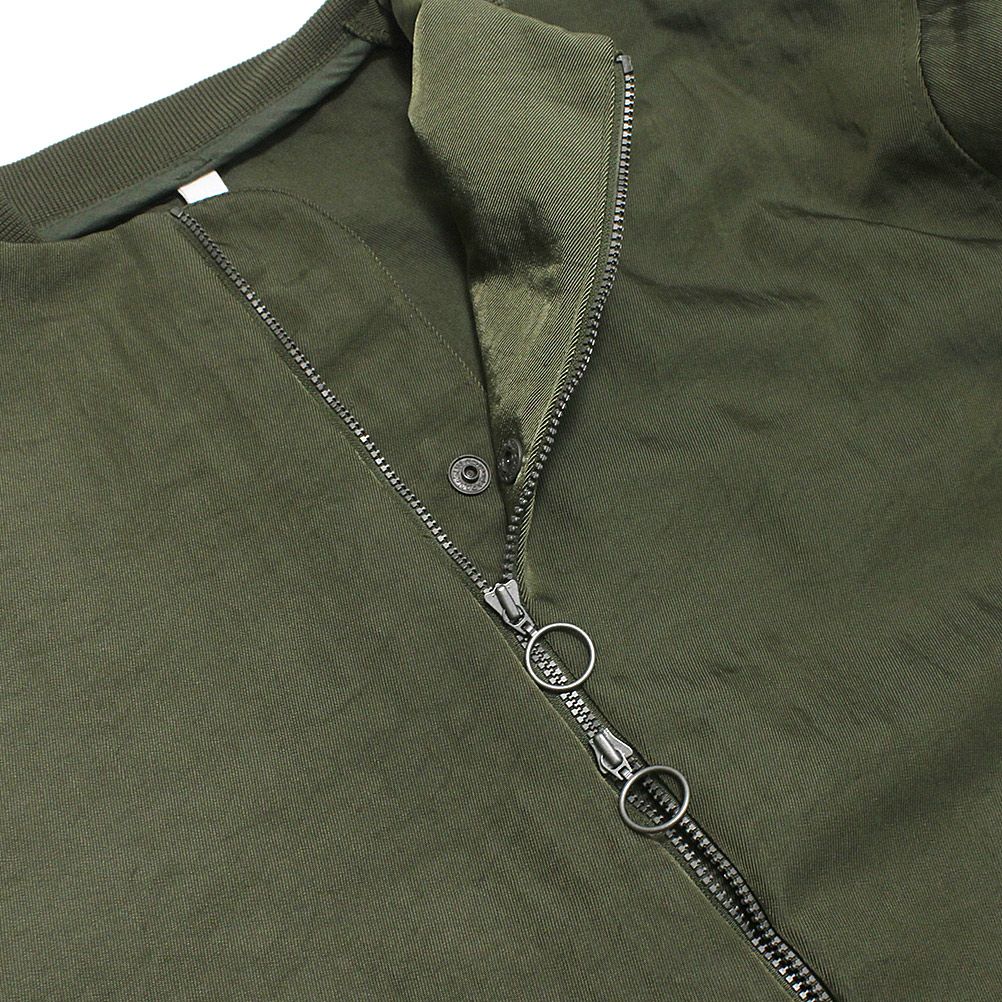 マウンテン] bright twill zip ブルゾン オリーブドラブ ｜子供服の