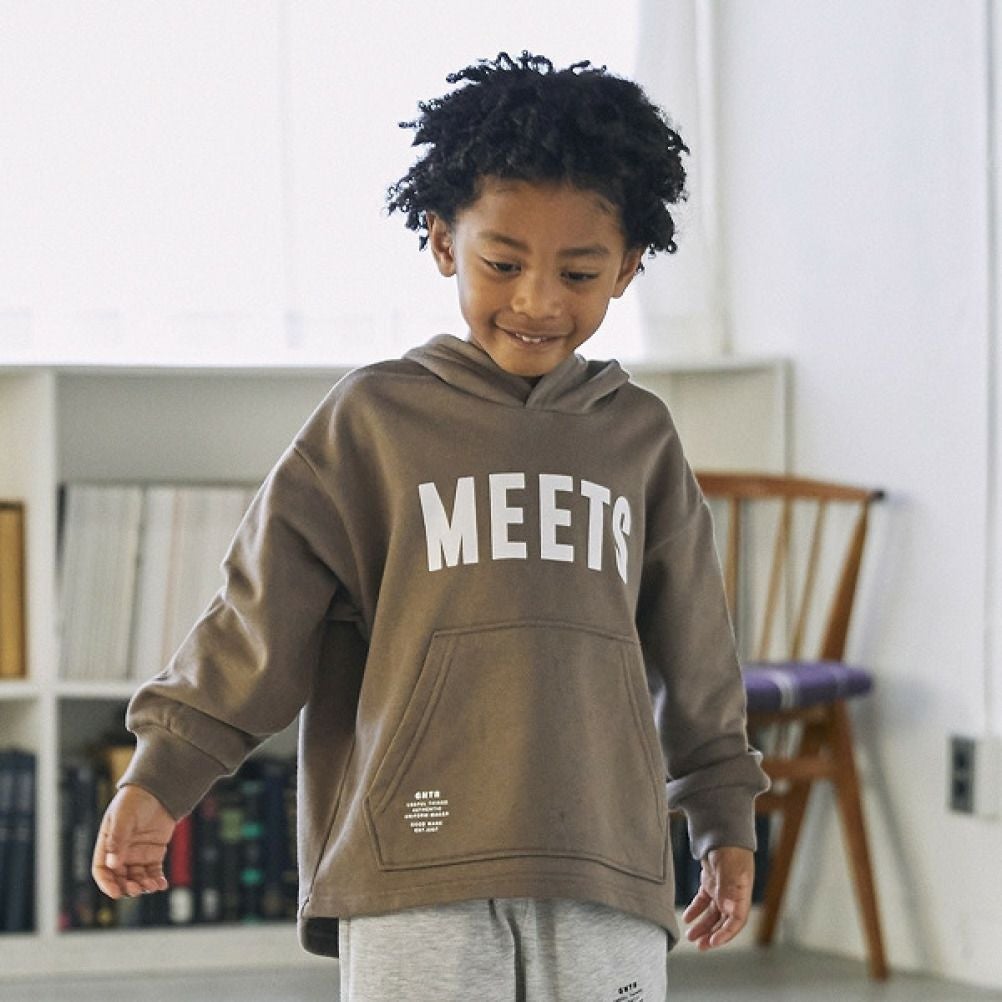 ジェネレーター] MEETS パーカー アッシュグレー(AG) ｜子供服の通販
