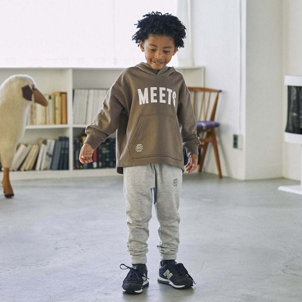 ジェネレーター] MEETS パーカー アッシュグレー(AG) ｜子供服の通販