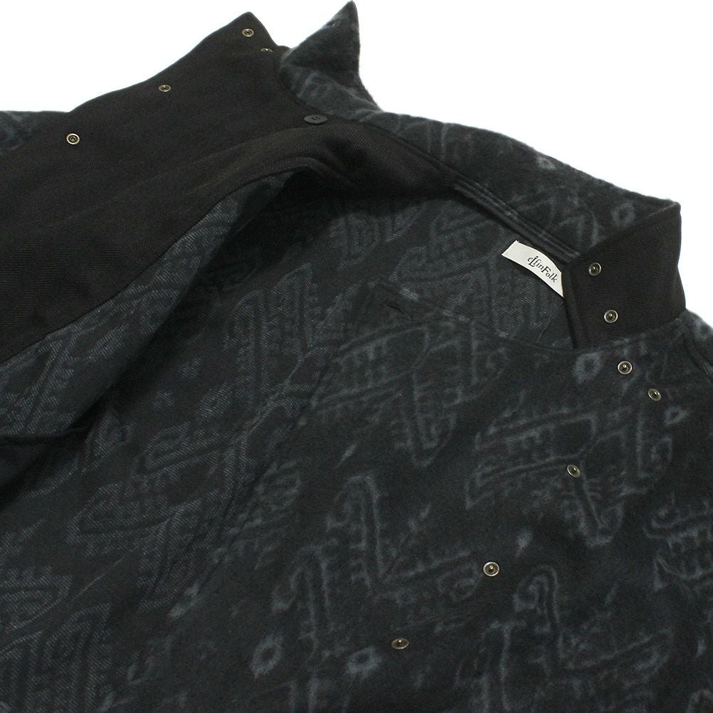 エルフィンフォルク] Snow Jacquard ジャケット ブラック ｜子供服の