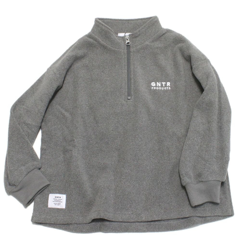 ジェネレーター] フリースハーフジッププルオーバー 杢グレー(TG