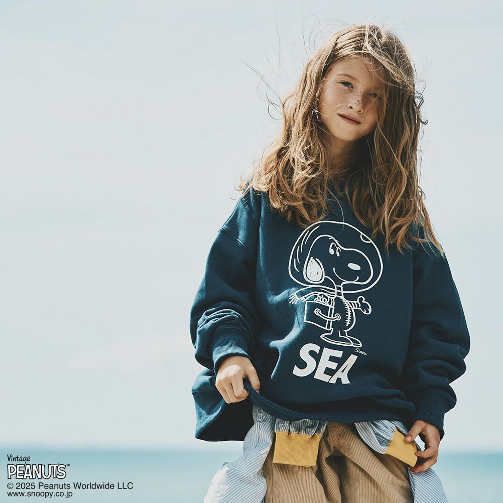 スムージー] 【SMOOTHY×WIND AND SEA】KIDS SNOOPY スウェット
