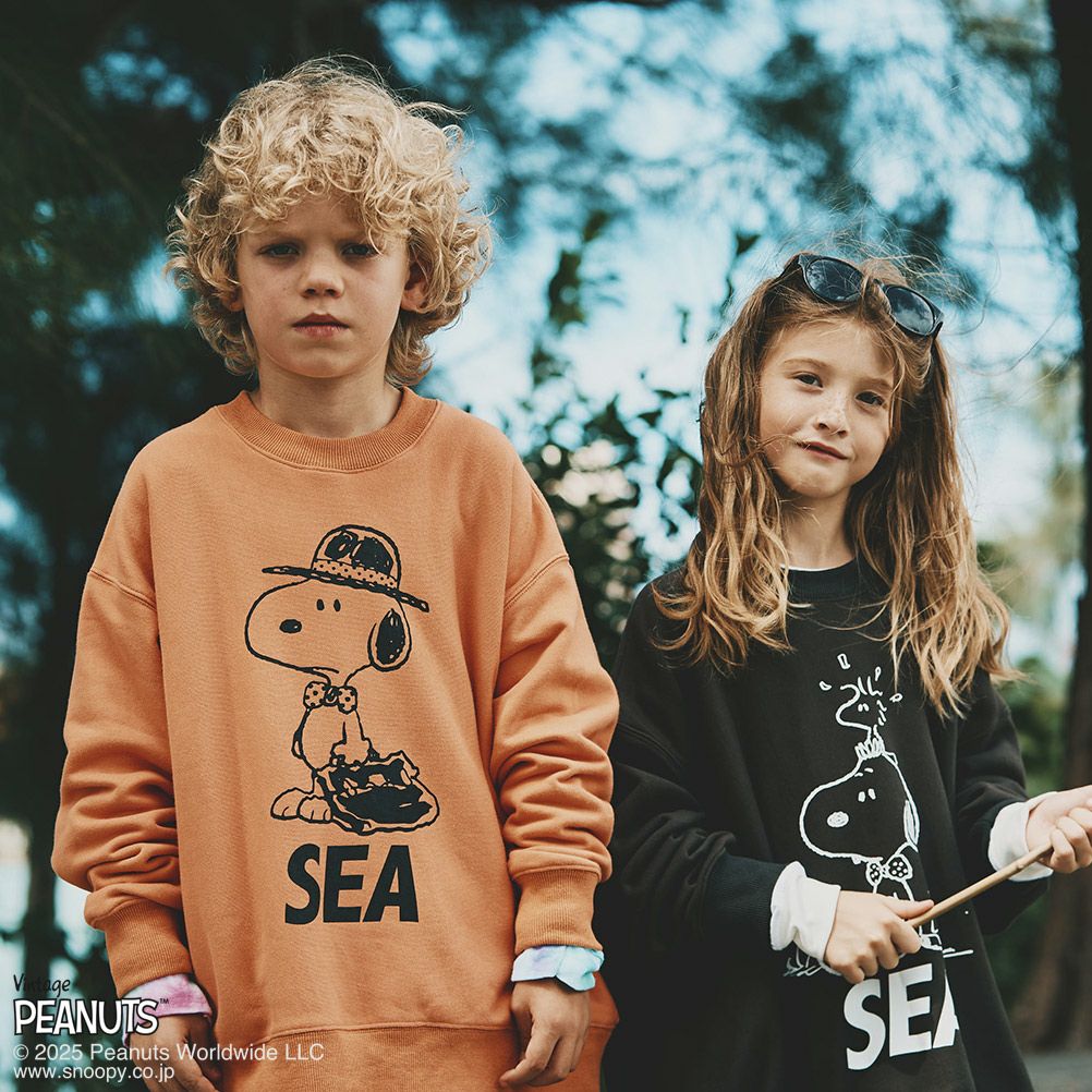 スムージー] 【SMOOTHY×WIND AND SEA】KIDS SNOOPY スウェット