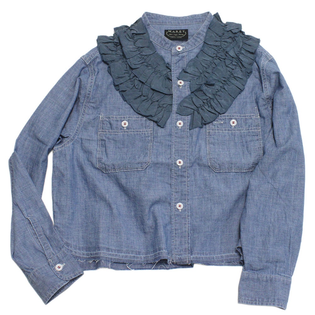 マレ] ライトオンスデニムドッキングジャケット ブルー(14) ｜子供服の