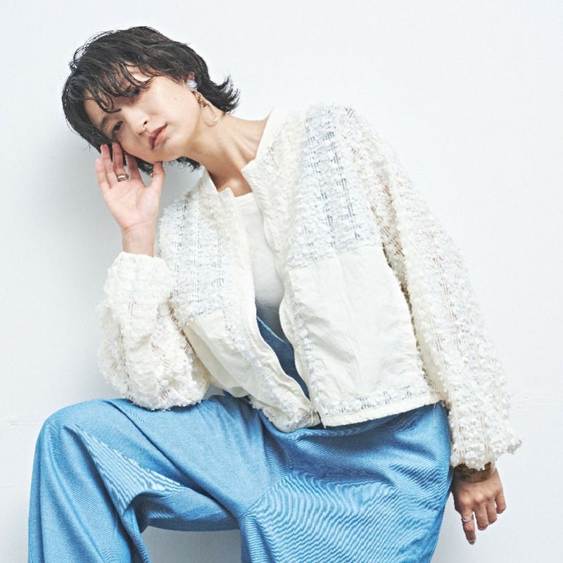 「MUUNAA（ムゥナ）レディース子供服マルーク　1055217023/2wayジャケット
