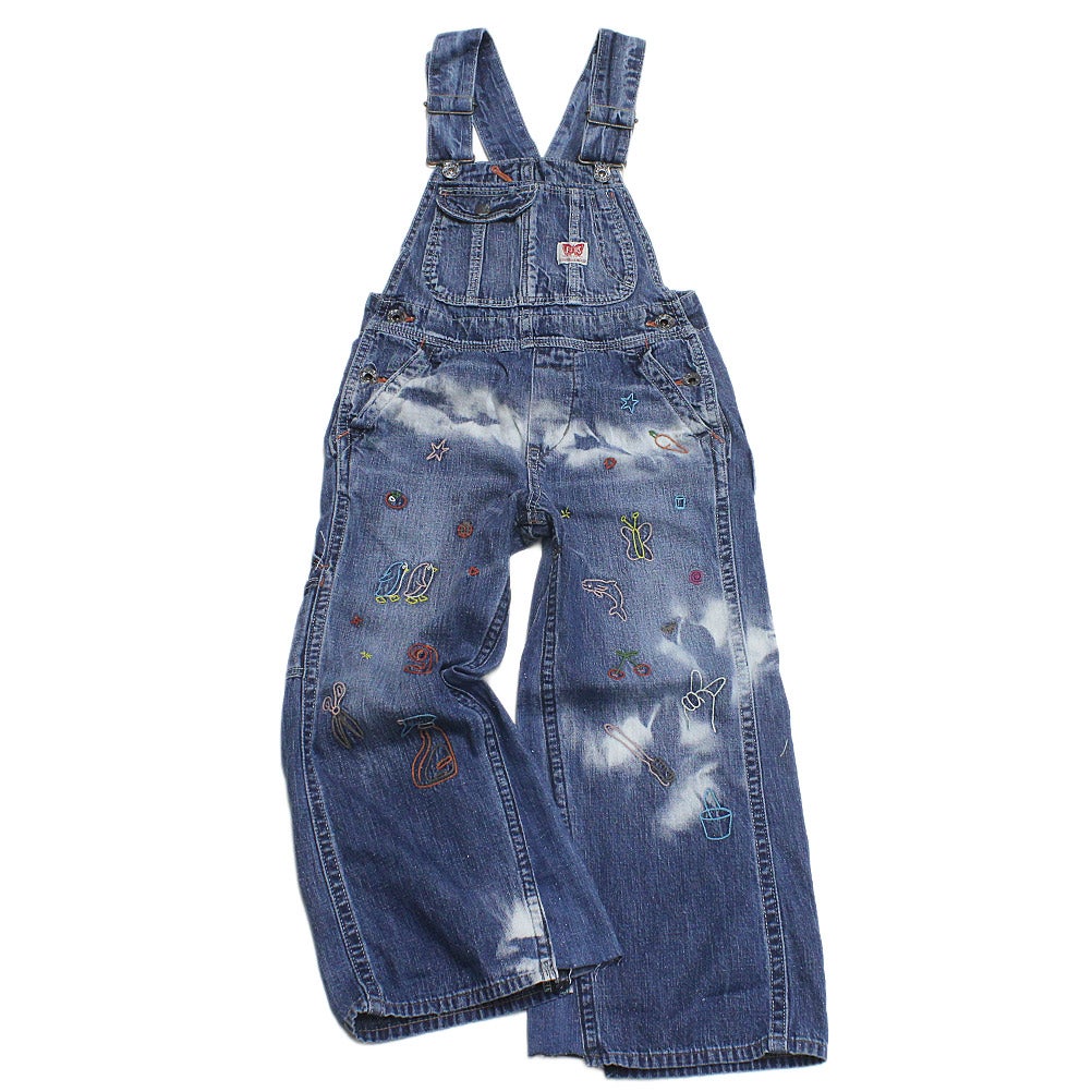 デニムアンドダンガリー] 8OZデニム オーバーオール 14BLブルー ｜子供