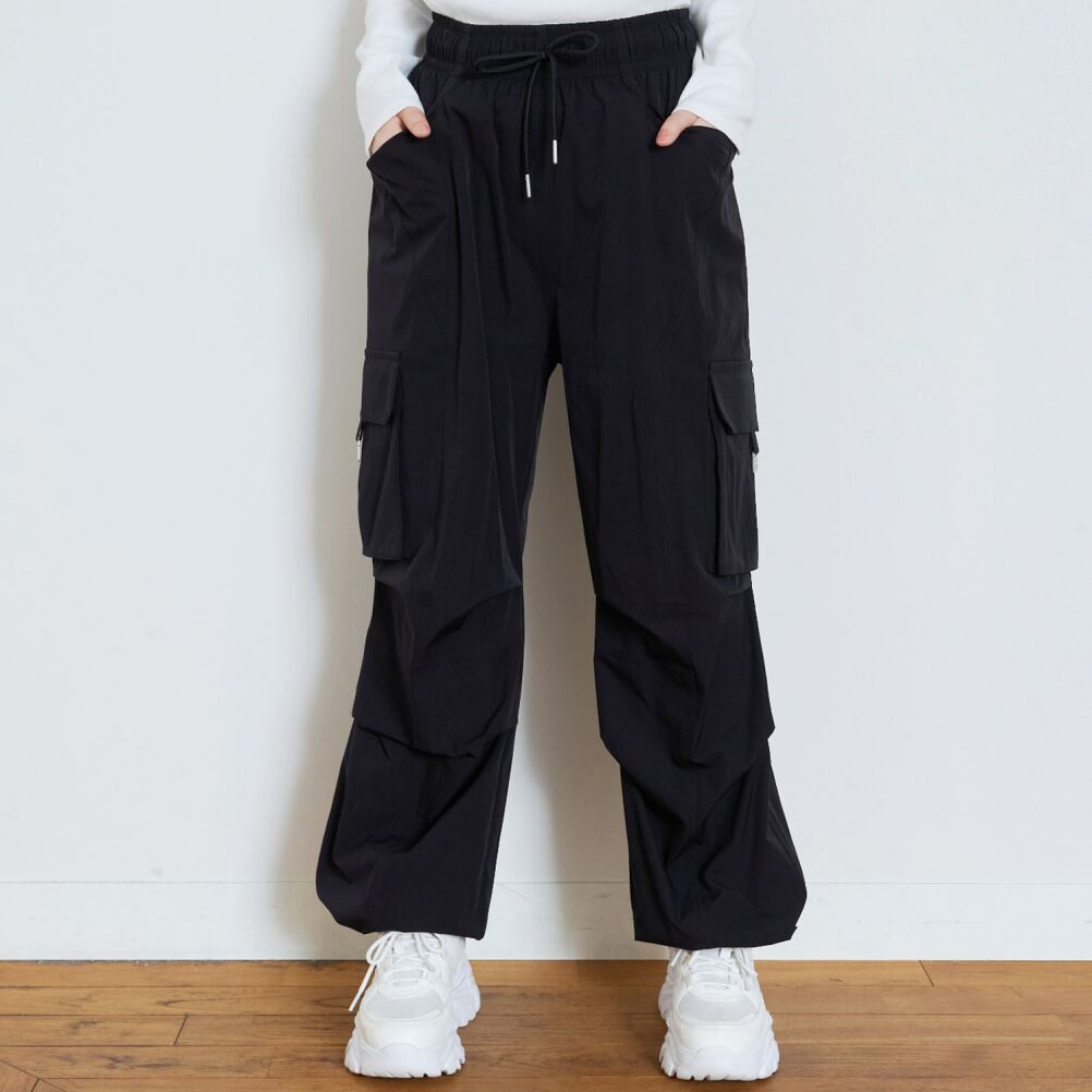 ラブトキシック] 【LTXC】接触冷感ストレッチカーゴパンツ クロ(80