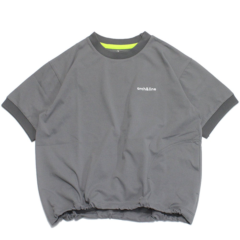 アーチ＆ライン] UV CUT AIR FLEX H/S Tシャツ 杢グレー(16) ｜子供服