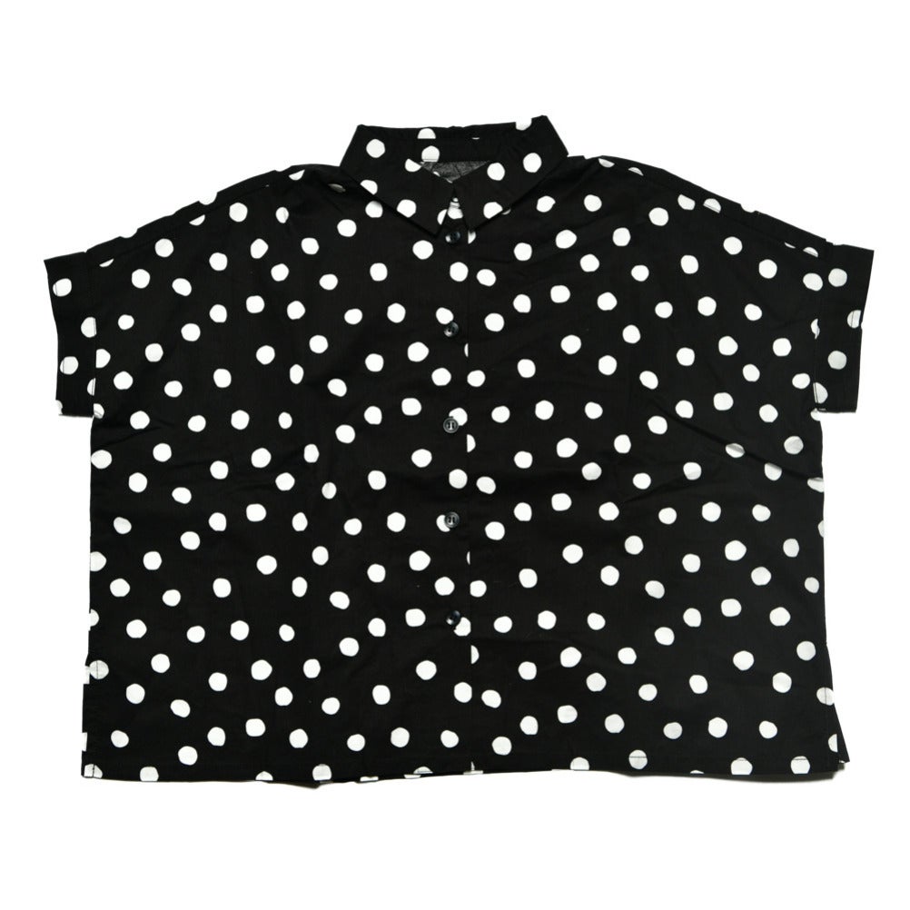 ニードルワークス] DOTローンブラウス ブラック ｜子供服の通販 サーカス