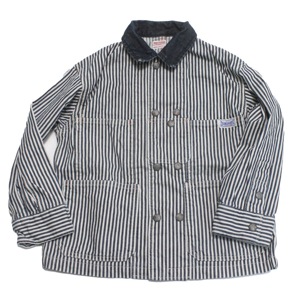 デニムアンドダンガリー] ヒッコリー カバーオール 4NV紺 ｜子供服の