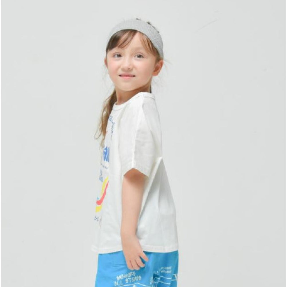 オフィシャルチーム] クールタッチ ”俺やん”Tシャツ ホワイト ｜子供服